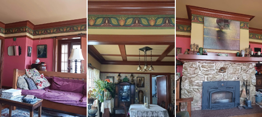 Photo of Keith Brumley's Wallpaper Installation