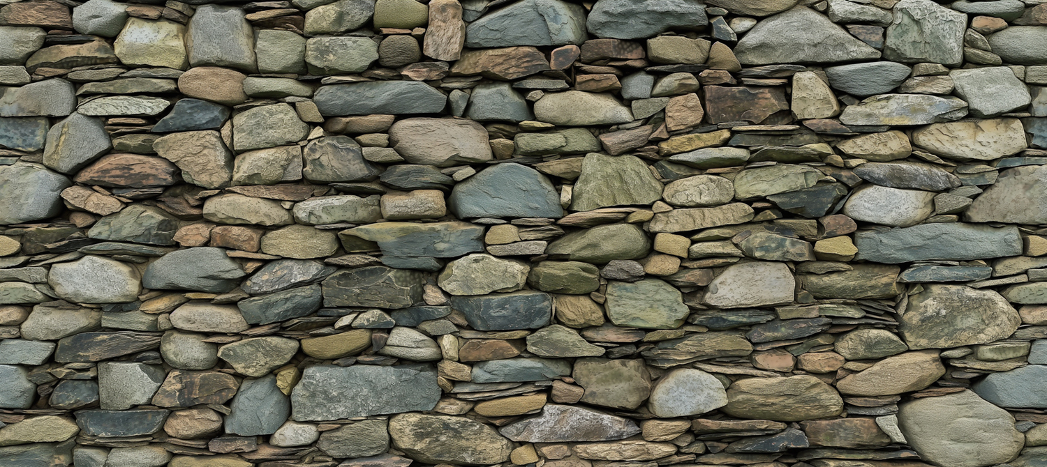 Rustic Charm Redefined: Large Cobblestone Wallpaper Elegance