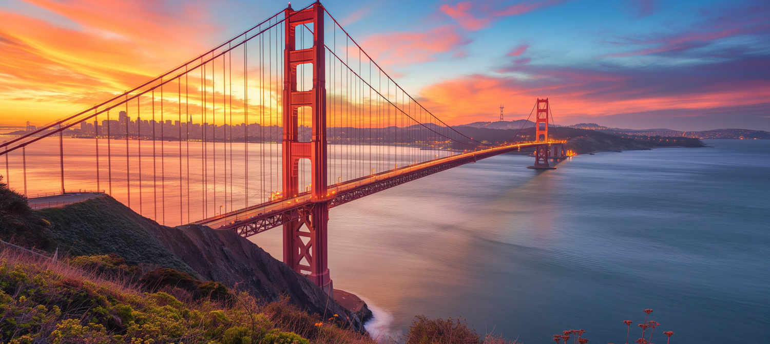 Experience The Golden Gate Bridge Stunning Photo Mural